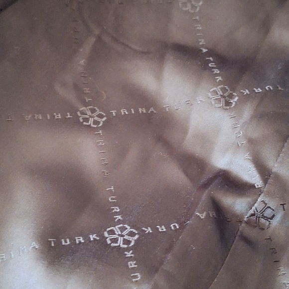 Trina Turk Black Wool Blend Military Coat Size 2 - Picture 14 of 15